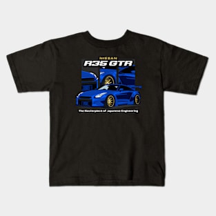 Iconic R35 GTR Car Kids T-Shirt